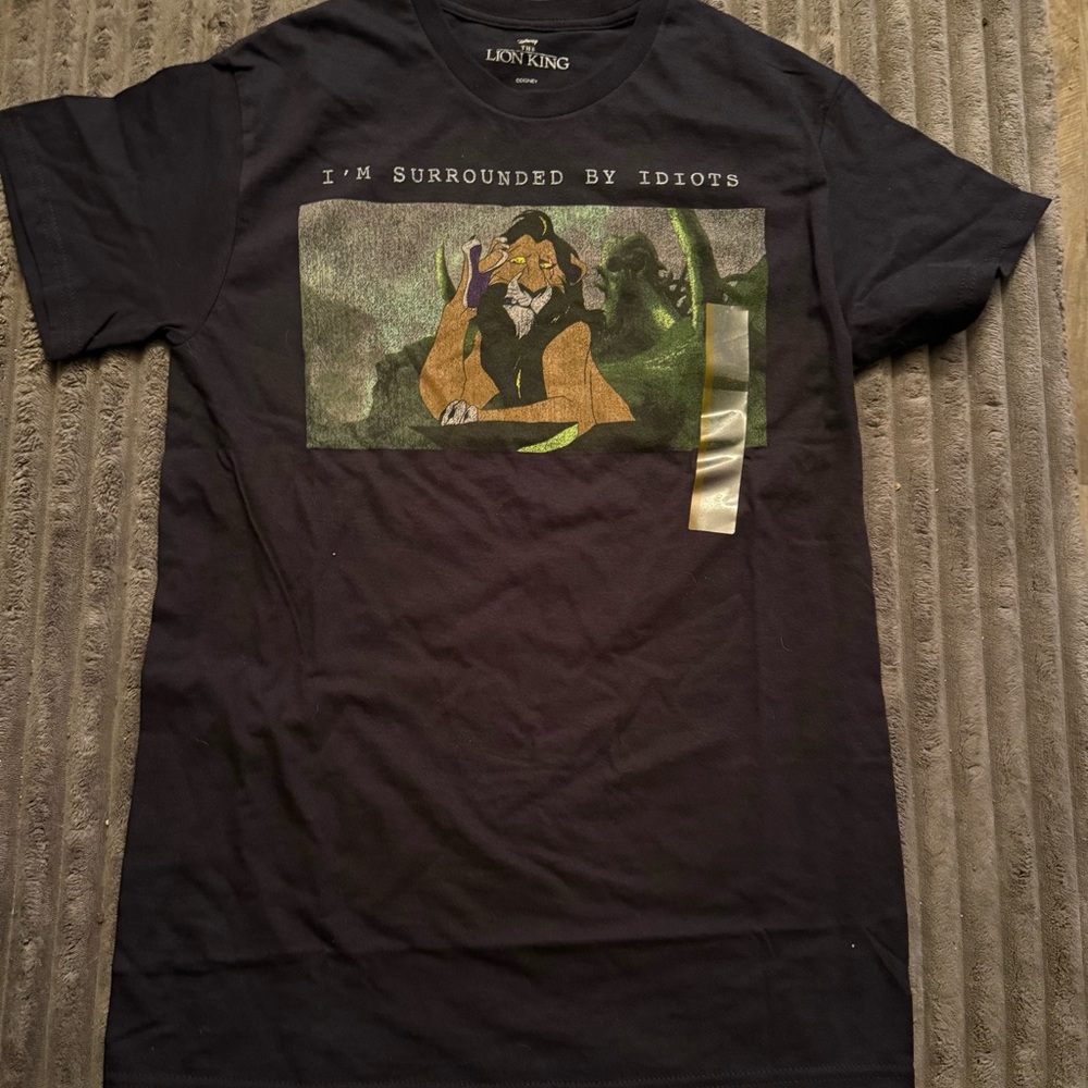 Black Short-Sleeve Graphic Tee